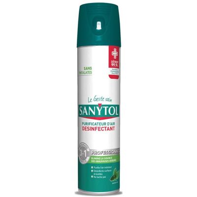 Purificatore d'aria e superfici disinfettante Sanytol Professionale - Menta, Quercia, Bianco, Nero - 600ml Purificatore d'aria e superfici disinfettante Sanytol Professionale - Menta, Quercia, Bianco, Nero - 600ml