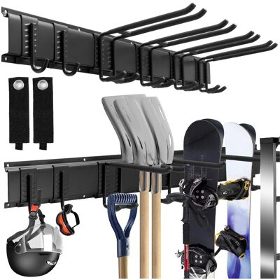OEM Porta Attrezzi Da Parete, Portaoggetti Da Parete Per Garage Con 6 Ganci, Gancio Per Attrezzi Da Giardino Per Attrezzatura Da Sci, Sedia, Scopa, Spazzolone, Rastrello Per Attrezzi Da Giardino OEM Porta Attrezzi Da Parete, Portaoggetti Da Parete Per Garage Con 6 Ganci, Gancio Per Attrezzi Da Giardino Per Attrezzatura Da Sci, Sedia, Scopa, Spazzolone, Rastrello Per Attrezzi Da Giardino