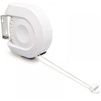 KEEMOTE Stendibiancheria Telescopico, 15 M, Per Uso Interno/esterno, Stendino Per Panni, Stendibiancheria, In Plastica, Bianco KEEMOTE Stendibiancheria Telescopico, 15 M, Per Uso Interno/esterno, Stendino Per Panni, Stendibiancheria, In Plastica, Bianco