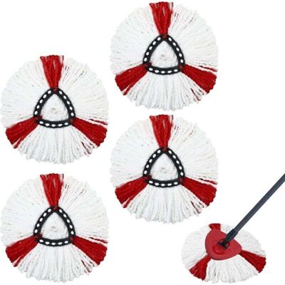 DPZO Kit Di Ricarica Per Mocio Da 4 Pezzi Compatibile Con Turbo Easywring And Clean - Panno Di Ricambio In Microfibra Con Frange Per Mocio Easy&clean Turbo DPZO Kit Di Ricarica Per Mocio Da 4 Pezzi Compatibile Con Turbo Easywring And Clean - Panno Di Ricambio In Microfibra Con Frange Per Mocio Easy&clean Turbo