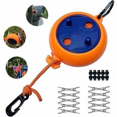 OEM Stendibiancheria Estensibile, 8 M, Portatile, Ideale Per Campeggio, Viaggi, Vacanze, Attività All'aperto, Come Stendino Per Bagno, Lavanderia, Giardino O In Viaggio. OEM Stendibiancheria Estensibile, 8 M, Portatile, Ideale Per Campeggio, Viaggi, Vacanze, Attività All'aperto, Come Stendino Per Bagno, Lavanderia, Giardino O In Viaggio.