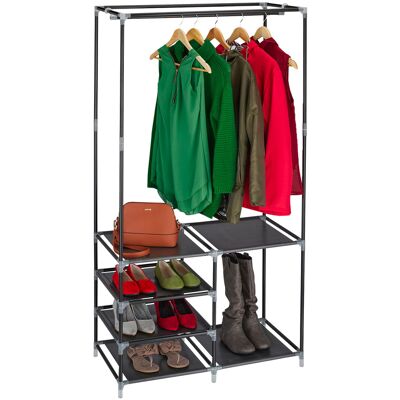 AVILIA HOME Appendiabiti Con 6 Ripiani E Asta Porta Grucce – Struttura Solida AVILIA HOME Appendiabiti Con 6 Ripiani E Asta Porta Grucce – Struttura Solida