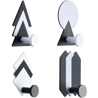 XISRENS Set Di 4 Ganci Adesivi Da Parete, Porta Asciugamani Da Bagno, Gancio Porta Asciugamani Da Cucina, Gancio Porta Asciugamani Da Bagno XISRENS Set Di 4 Ganci Adesivi Da Parete, Porta Asciugamani Da Bagno, Gancio Porta Asciugamani Da Cucina, Gancio Porta Asciugamani Da Bagno