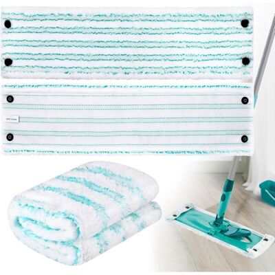 FOCTRO Confezione Da 3 Testine Di Ricambio Compatibili Con Il Mocio Leifheit Combi/clean Twist M Micro Duo, Realizzate In Microfibra, Lavabili In Lavatrice E Adatte A Tutti I Tipi Di Pavimento. FOCTRO Confezione Da 3 Testine Di Ricambio Compatibili Con Il Mocio Leifheit Combi/clean Twist M Micro Duo, Realizzate In Microfibra, Lavabili In Lavatrice E Adatte A Tutti I Tipi Di Pavimento.