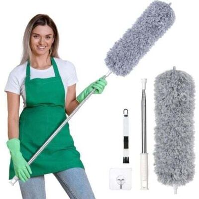 OEM Spolverino, Spolverino Telescopico, Spolverino In Microfibra Con Manico In Acciaio Inossidabile, Spolverino Lavabile, Perfetto Per Rimuovere La Polvere In Casa O In Auto, 280 Cm - OEM Spolverino, Spolverino Telescopico, Spolverino In Microfibra Con Manico In Acciaio Inossidabile, Spolverino Lavabile, Perfetto Per Rimuovere La Polvere In Casa O In Auto, 280 Cm -