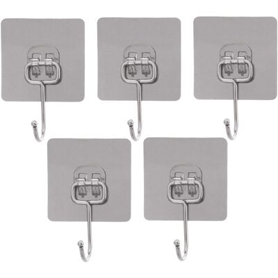 OEM 5 Ganci Autoadesivi Per Asciugamani, Da Cucina E Da Bagno. OEM 5 Ganci Autoadesivi Per Asciugamani, Da Cucina E Da Bagno.