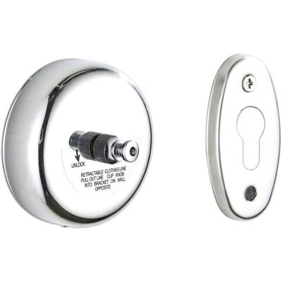 TORMATOR Stendibiancheria Retrattile - Stendibiancheria A Parete, Con Stendino Rimovibile Per Interni, Hotel, Bagno, 3 Metri (argento) TORMATOR Stendibiancheria Retrattile - Stendibiancheria A Parete, Con Stendino Rimovibile Per Interni, Hotel, Bagno, 3 Metri (argento)