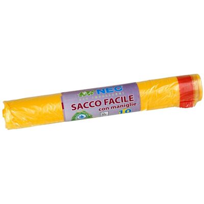 LAMPA Rotolo 10 Sacchi Gialli Profumati Per Raccolta Differenziata - 110 L - 72x110 Cm LAMPA Rotolo 10 Sacchi Gialli Profumati Per Raccolta Differenziata - 110 L - 72x110 Cm