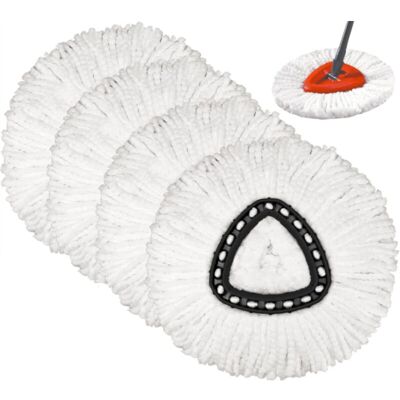 OEM Confezione Da 4 Testine Per Mocio Rotanti, Compatibili Con Il Mocio Vileda O-cedar Spin Mop, Testina Per Mocio, Facile Pulizia, Confezioni Di Ricambio, Testine In Microfibra, Rotazione A 360 Gradi - C OEM Confezione Da 4 Testine Per Mocio Rotanti, Compatibili Con Il Mocio Vileda O-cedar Spin Mop, Testina Per Mocio, Facile Pulizia, Confezioni Di Ricambio, Testine In Microfibra, Rotazione A 360 Gradi - C