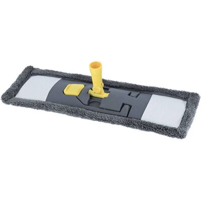 TENDANCE Testa Del Mop Piatto Con Coprimacchia In Microfibra - Grigio Curry - TENDANCE Testa Del Mop Piatto Con Coprimacchia In Microfibra - Grigio Curry -
