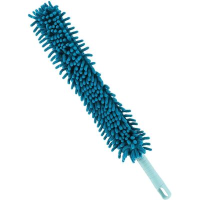 TENDANCE Spolverino In Microfibra Con Rivestimento In Ciniglia Sfoderabile E Lavabile - Blu Anatra Acqua - TENDANCE Spolverino In Microfibra Con Rivestimento In Ciniglia Sfoderabile E Lavabile - Blu Anatra Acqua -