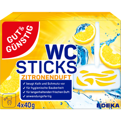 OEM G&g Wc Sticks Zitronen 4 X 40 G OEM G&g Wc Sticks Zitronen 4 X 40 G