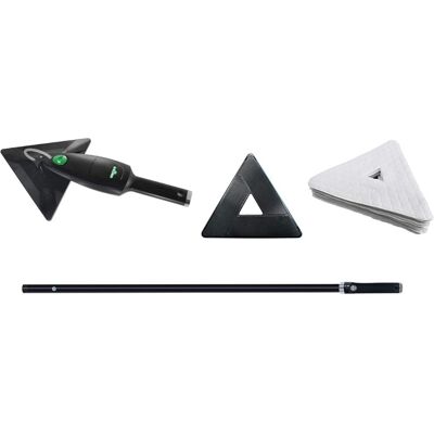 UNGER Kit Quik Pad Stingray 160 Os (srkod) Pulizia Vetri Con Asta E Detergente Integrato UNGER Kit Quik Pad Stingray 160 Os (srkod) Pulizia Vetri Con Asta E Detergente Integrato