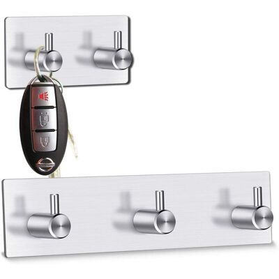 ENLENK Ganci Porta-asciugamani Da Bagno, Ganci Autoadesivi In Acciaio Inossidabile, Attaccapanni, Porta-asciugamani Da Cucina, Bagno, Armadio, Porta Ufficio ENLENK Ganci Porta-asciugamani Da Bagno, Ganci Autoadesivi In Acciaio Inossidabile, Attaccapanni, Porta-asciugamani Da Cucina, Bagno, Armadio, Porta Ufficio