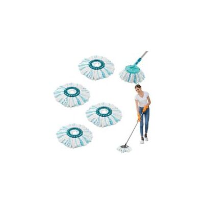 OEM 4 Pezzi Di Testine Di Ricambio Per Mocio Leifheit Clean Twist Disc, Frange Di Ricambio In Microfibra Per Una Pulizia Efficace Delle Particelle Di Sporco, Lavaggio Pavimenti. - Crezuo OEM 4 Pezzi Di Testine Di Ricambio Per Mocio Leifheit Clean Twist Disc, Frange Di Ricambio In Microfibra Per Una Pulizia Efficace Delle Particelle Di Sporco, Lavaggio Pavimenti. - Crezuo