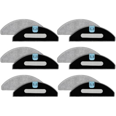 OEM Testine Per Mocio In Microfibra - Dodici Pezzi OEM Testine Per Mocio In Microfibra - Dodici Pezzi