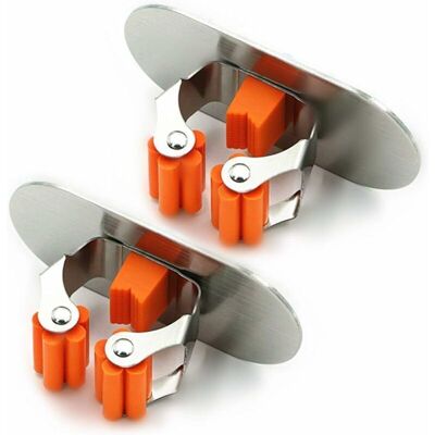 OEM Porta Scopa E Mocio Autoadesivo Da Parete In Acciaio Inox 304 Spazzolato – Non Richiede Foratura, Design Compatto E Moderno OEM Porta Scopa E Mocio Autoadesivo Da Parete In Acciaio Inox 304 Spazzolato – Non Richiede Foratura, Design Compatto E Moderno