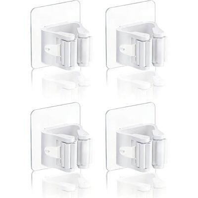 OEM Set Di 4 Porta Scope Da Parete, Gancio Per Scope Da Parete, Organizer Per Scope Da Parete, Porta Scope Da Parete Senza Foratura, Adatto Per Cucina, Bagno, Giardino, Garage OEM Set Di 4 Porta Scope Da Parete, Gancio Per Scope Da Parete, Organizer Per Scope Da Parete, Porta Scope Da Parete Senza Foratura, Adatto Per Cucina, Bagno, Giardino, Garage