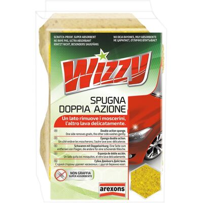 AREXONS Spugna Lavaggio Auto Doppia Azione 'wizzy' Cm 16 X 10,5 X 7 AREXONS Spugna Lavaggio Auto Doppia Azione 'wizzy' Cm 16 X 10,5 X 7