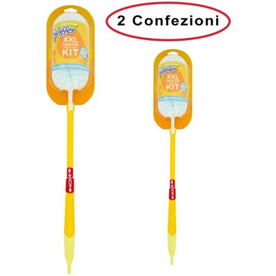 SWIFFER Duster Xxl Starter Kit Catturapolvere 2 Confezioni Da 1 Manico & 2 Piumini SWIFFER Duster Xxl Starter Kit Catturapolvere 2 Confezioni Da 1 Manico & 2 Piumini