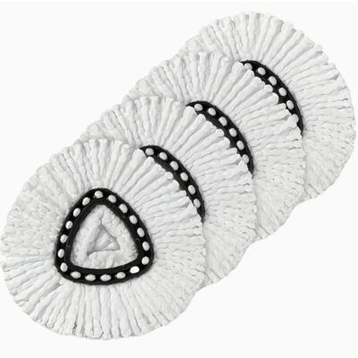 ALOVEZ 4 Pezzi Di Testine Per Mop Rotanti In Microfibra Ultrafine – Lavabili In Lavatrice, Alta Assorbenza, Compatibili Con La Maggior Parte Dei Manici Pivot ALOVEZ 4 Pezzi Di Testine Per Mop Rotanti In Microfibra Ultrafine – Lavabili In Lavatrice, Alta Assorbenza, Compatibili Con La Maggior Parte Dei Manici Pivot