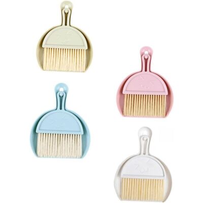 OEM Set Compatto Di 4 Accessori Per La Pulizia: Scopa, Paletta, Mini Paletta E Spazzola In Nylon Resistente, Ideale Per Ufficio E Casa. OEM Set Compatto Di 4 Accessori Per La Pulizia: Scopa, Paletta, Mini Paletta E Spazzola In Nylon Resistente, Ideale Per Ufficio E Casa.