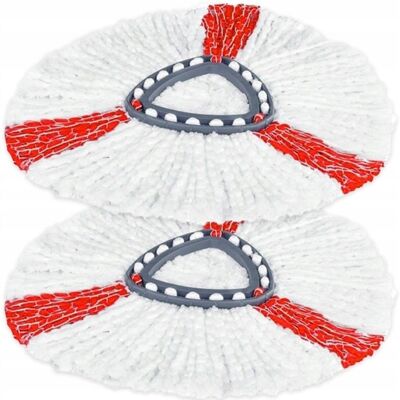 OEM Ricariche Per Il Mocio Rotante Vileda Easy Wring Clean Turbo Ultra Mega, 2 Pezzi OEM Ricariche Per Il Mocio Rotante Vileda Easy Wring Clean Turbo Ultra Mega, 2 Pezzi