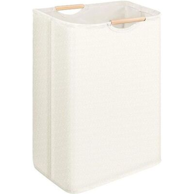 TAPWORKS Cesto Pieghevole - Servizio Di Lavanderia-borsa Con Manici Di Archiviazione Di Ostacolare-bianco - Cesto Per La Biancheria Per La Camera Da Letto, Il Bagno E La Camera Da Letto Del Bambino - Soluzione TAPWORKS Cesto Pieghevole - Servizio Di Lavanderia-borsa Con Manici Di Archiviazione Di Ostacolare-bianco - Cesto Per La Biancheria Per La Camera Da Letto, Il Bagno E La Camera Da Letto Del Bambino - Soluzione