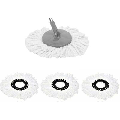 DPZO Set Di 3 Testine Per Mocio Ricaricabili A 360° In Microfibra, Di Alta Qualità. DPZO Set Di 3 Testine Per Mocio Ricaricabili A 360° In Microfibra, Di Alta Qualità.