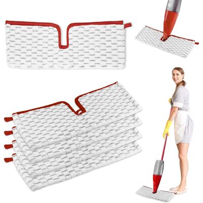 Neptune Kit Di Ricarica Da 5 Pezzi Per Vileda Spray Mop, Panni In Microfibra Riutilizzabili 2 In 1 Per Ricariche Vileda 1-2 Max Spray Mop, Adatti A Tutti I Tipi Di Pavimento Neptune Kit Di Ricarica Da 5 Pezzi Per Vileda Spray Mop, Panni In Microfibra Riutilizzabili 2 In 1 Per Ricariche Vileda 1-2 Max Spray Mop, Adatti A Tutti I Tipi Di Pavimento