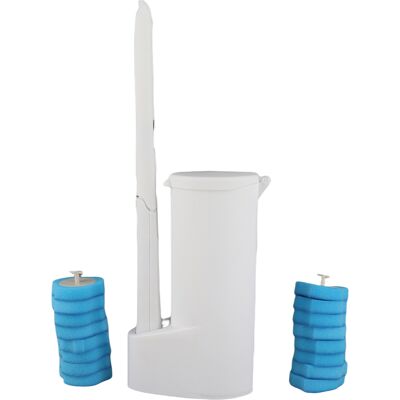 VISTRECK Scopino Per Wc Monouso, Per Una Pulizia Profonda E Per Deodorare Il Bagno. VISTRECK Scopino Per Wc Monouso, Per Una Pulizia Profonda E Per Deodorare Il Bagno.