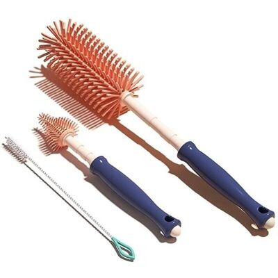 LIIYIELA Spazzola Per La Pulizia, Spazzolino In Silicone Per Biberon, In Grado Di Pulire Facilmente Tutti I Tipi Di Biberon, Tettarelle, Tazze, Ecc. LIIYIELA Spazzola Per La Pulizia, Spazzolino In Silicone Per Biberon, In Grado Di Pulire Facilmente Tutti I Tipi Di Biberon, Tettarelle, Tazze, Ecc.
