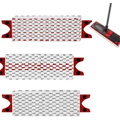 OEM Ricambio In Microfibra Da 3 Pezzi Compatibile Con Mocio Vileda, Vileda Ultramax/ultramax Plus/easy Wring Ultramax, Panno Di Ricambio Per La Pulizia Dei Pavimenti. OEM Ricambio In Microfibra Da 3 Pezzi Compatibile Con Mocio Vileda, Vileda Ultramax/ultramax Plus/easy Wring Ultramax, Panno Di Ricambio Per La Pulizia Dei Pavimenti.
