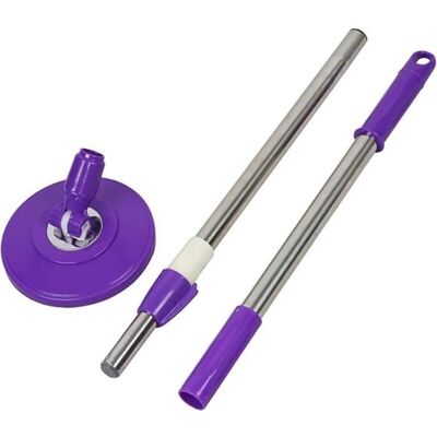 SANS MARQUE Manico Telescopico Girevole Per Mocio, Manico Di Ricambio Per Moci, Viola SANS MARQUE Manico Telescopico Girevole Per Mocio, Manico Di Ricambio Per Moci, Viola