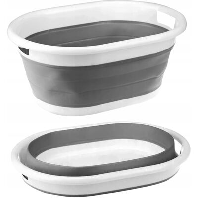 OEM Cesto Portabiancheria Pieghevole, Vasca Da Bagno, Bacinella, Bacinella In Silicone Con Scarico OEM Cesto Portabiancheria Pieghevole, Vasca Da Bagno, Bacinella, Bacinella In Silicone Con Scarico