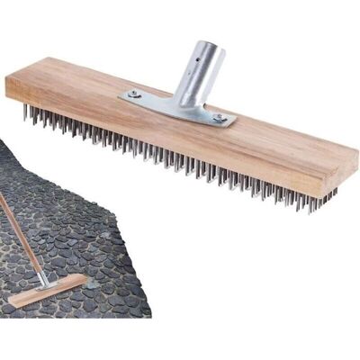 LIIYIELA (colore Legno E Argento) Scopa In Metallo, Robusta Scopa Da Giardino Per Esterni Con Setole In Schiuma, Ideale Per Cortili E Terrazze. Bastoncini Per La Pulizia Non Inclusi. LIIYIELA (colore Legno E Argento) Scopa In Metallo, Robusta Scopa Da Giardino Per Esterni Con Setole In Schiuma, Ideale Per Cortili E Terrazze. Bastoncini Per La Pulizia Non Inclusi.
