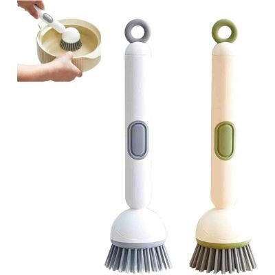 OEM Spazzola Per La Pulizia Regolabile Con Dispenser Di Liquido, Spazzole Per Piatti Con Manico Lungo, Spazzole Per La Pulizia Di Piatti, Pentole E Lavelli (2 Pezzi) OEM Spazzola Per La Pulizia Regolabile Con Dispenser Di Liquido, Spazzole Per Piatti Con Manico Lungo, Spazzole Per La Pulizia Di Piatti, Pentole E Lavelli (2 Pezzi)
