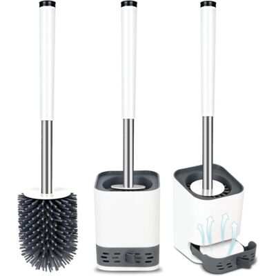 OEM Scopa Per Wc, Scopino Per Wc In Silicone Con Contenitore Ad Asciugatura Rapida, Da Parete E Da Appendere Verticalmente -crezuo OEM Scopa Per Wc, Scopino Per Wc In Silicone Con Contenitore Ad Asciugatura Rapida, Da Parete E Da Appendere Verticalmente -crezuo