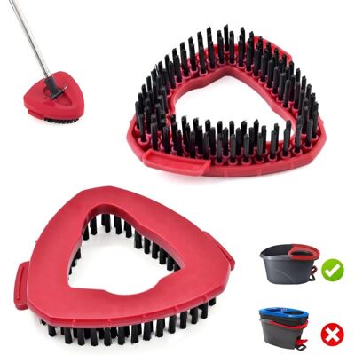 TKAAKT Set Di 2 Testine Di Ricambio Compatibili Con La Base Rotante Per Mocio Vileda Easywring Per La Pulizia Dei Pavimenti (2 Rosse) TKAAKT Set Di 2 Testine Di Ricambio Compatibili Con La Base Rotante Per Mocio Vileda Easywring Per La Pulizia Dei Pavimenti (2 Rosse)