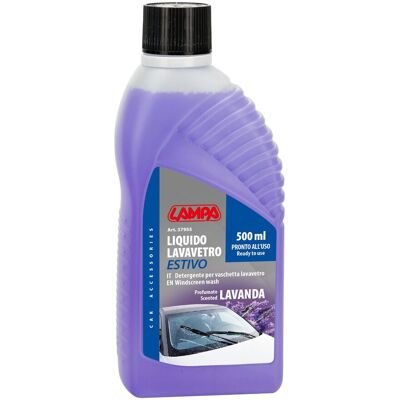 LAMPA Liquido Lavavetro Estivo Profumato, Pronto All'uso - Lavanda - 500 Ml LAMPA Liquido Lavavetro Estivo Profumato, Pronto All'uso - Lavanda - 500 Ml