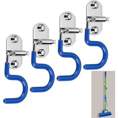TKAAKT Ganci Portaoggetti, Organizer Per Garage, Pratico Supporto Da Parete, Porta Scopa Per Mocio TKAAKT Ganci Portaoggetti, Organizer Per Garage, Pratico Supporto Da Parete, Porta Scopa Per Mocio