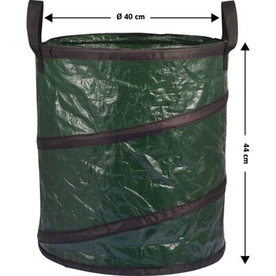 Sacchetto da giardino Basetech 56L - Resistente, Pieghevole, 2 Manici Sacchetto da giardino Basetech 56L - Resistente, Pieghevole, 2 Manici