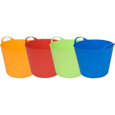 ARTPLAST Cesta Multiuso Lt.25 Cm.38x30h Colori Assort. ARTPLAST Cesta Multiuso Lt.25 Cm.38x30h Colori Assort.