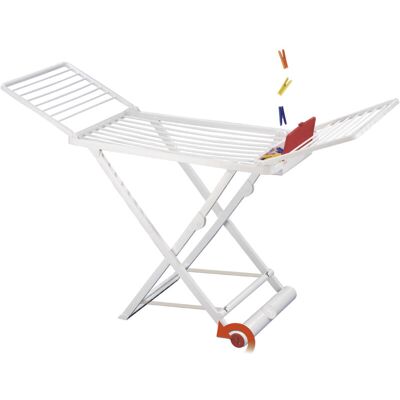 OEM Stendino Nanni 175x55xh115 Stendibiancheria 20mt Con Porta Mollette - Stendino In Colorazione Assortita OEM Stendino Nanni 175x55xh115 Stendibiancheria 20mt Con Porta Mollette - Stendino In Colorazione Assortita