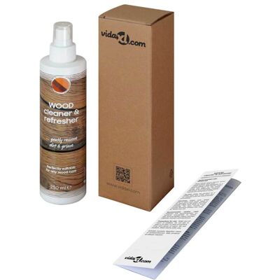 vidaXL Pulitore e Rinfrescante per Legno - 250 ml - Pulitore e Rinfrescante per Legno vidaXL Pulitore e Rinfrescante per Legno - 250 ml - Pulitore e Rinfrescante per Legno