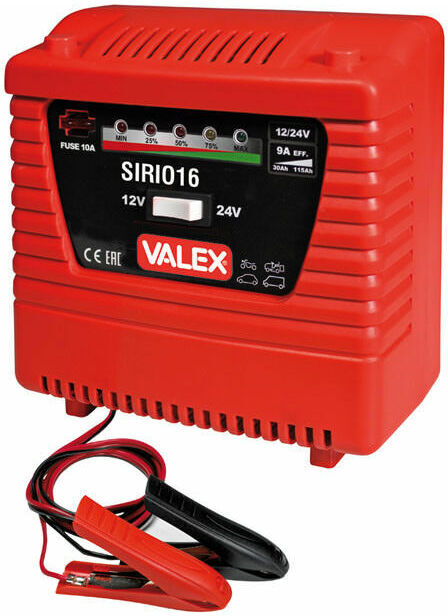 Valex - Caricabatterie sirio 16 per batterie 12v 24v auto moto 6a 1851112