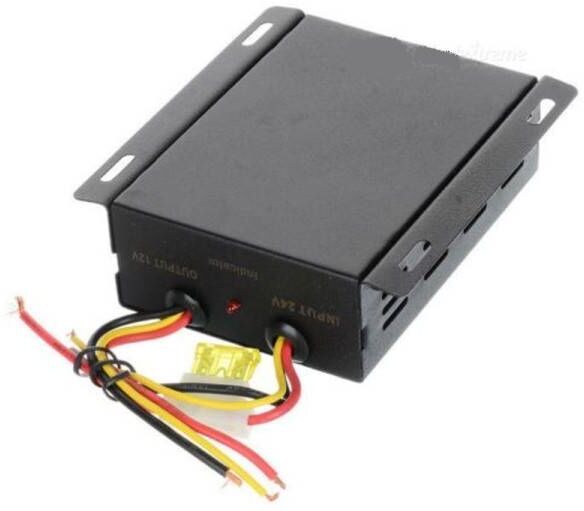 TRADE SHOP TRAESIO - Trade Shop - Convertitore Dc Da 24v a 12v 30a Corrente Inverter Auto Camion Bus Moto