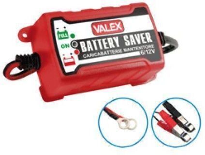 Valex Caricabatterie Mantenitore 6/12V Auto Moto Camper Ecc Carica Batterie Piombo Gel