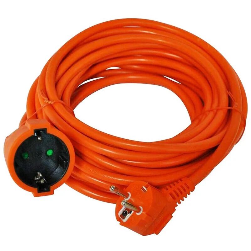 VETRINEINRETE - Prolunga elettrica cavo corrente per interno casa e esterno giardino spina 16a presa schuko 220v varie misure 5 metri