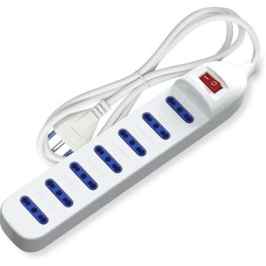 AIGOSTAR Multipresa Ciabatta Elettrica 7 Posti Interruttore Cavo 1,5 Metri Bianca AIGOSTAR Multipresa Ciabatta Elettrica 7 Posti Interruttore Cavo 1,5 Metri Bianca
